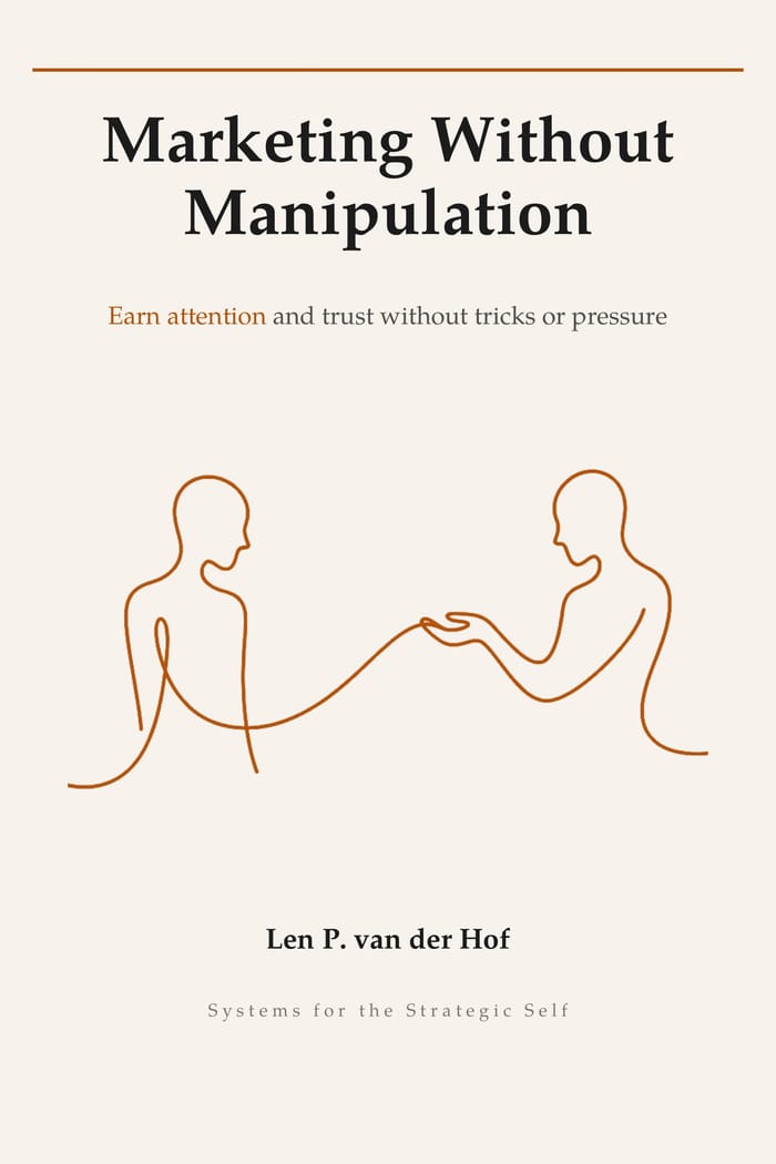 Marketing Without Manipulation — book cover