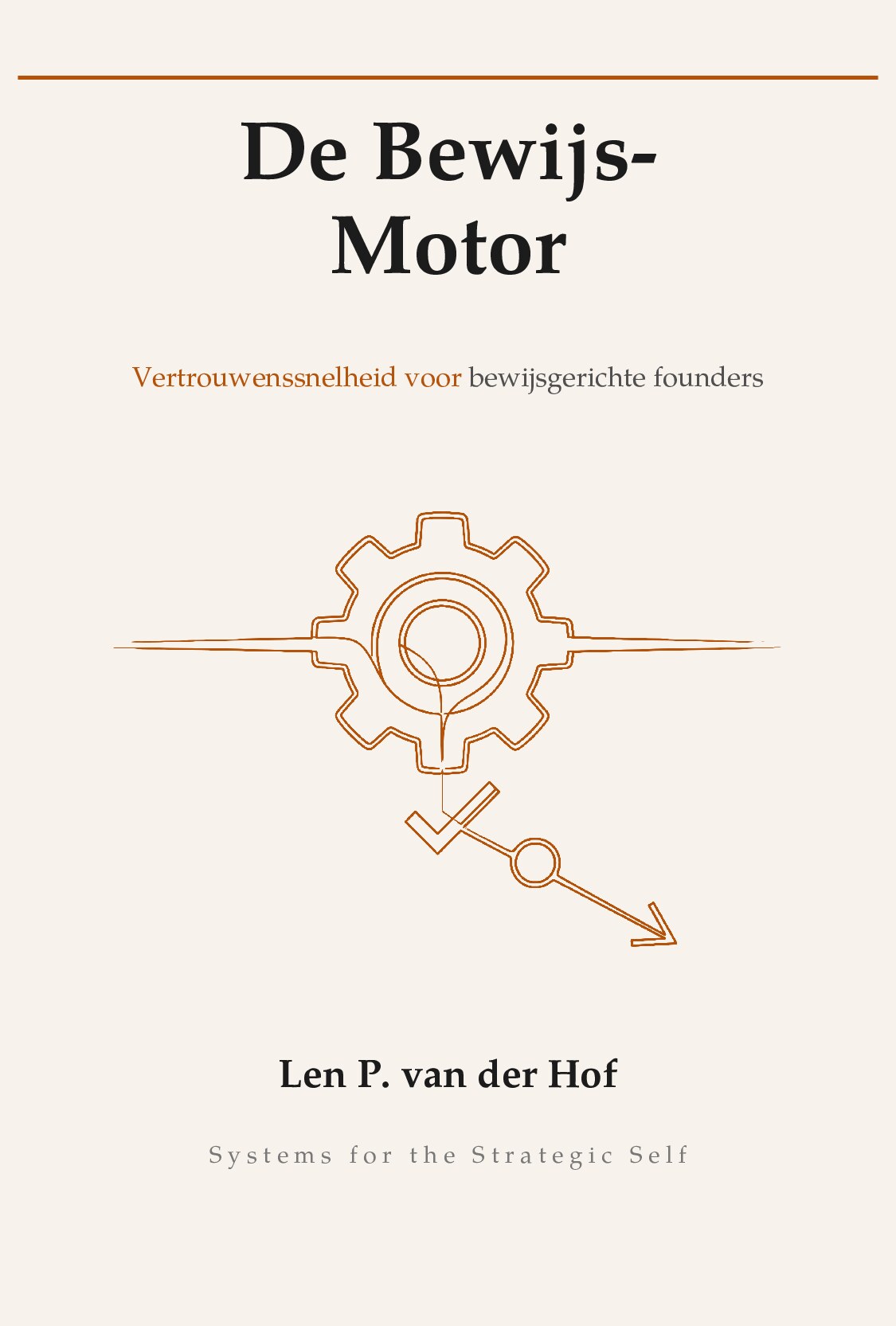 De Bewijs-Motor — voorkant