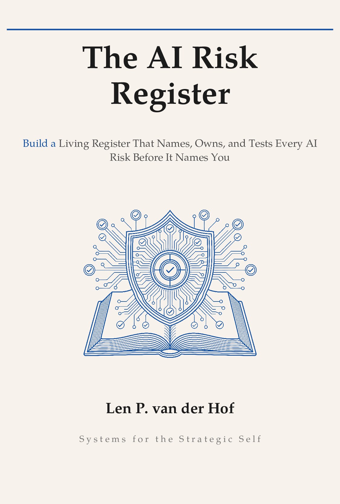 The AI Risk Register — front cover