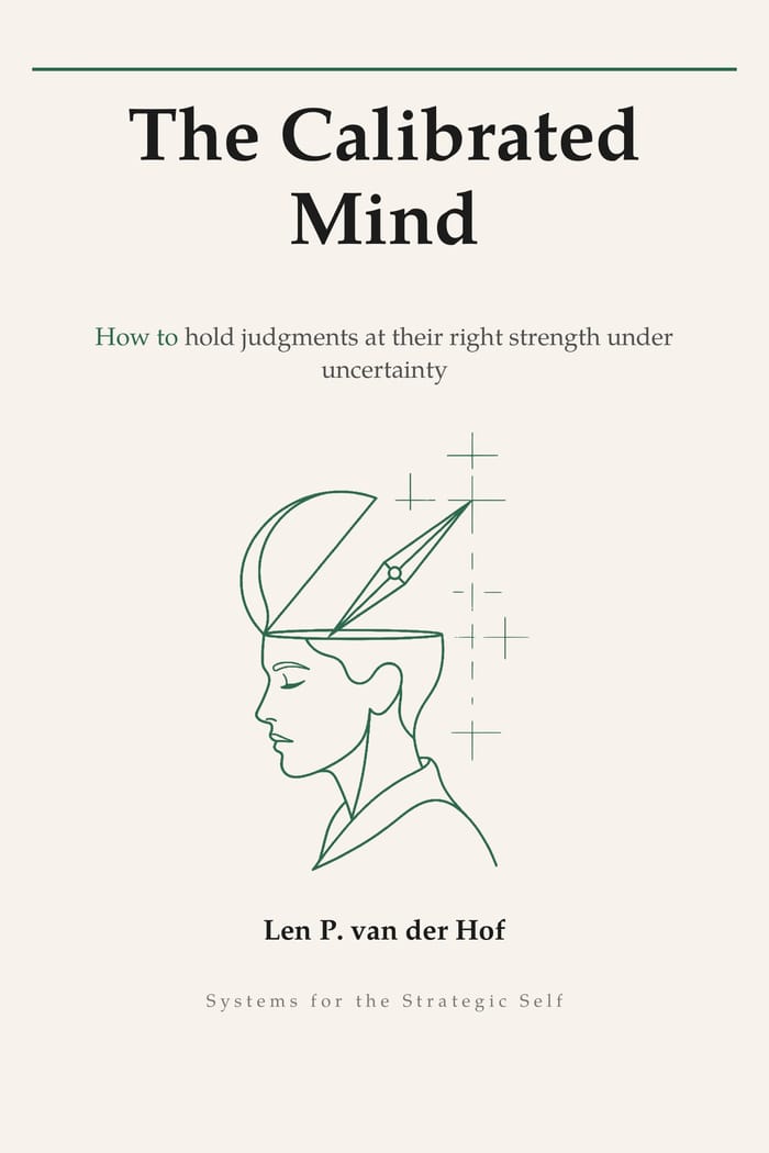 The Calibrated Mind — book cover