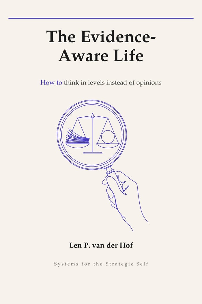 The Evidence-Aware Life — book cover