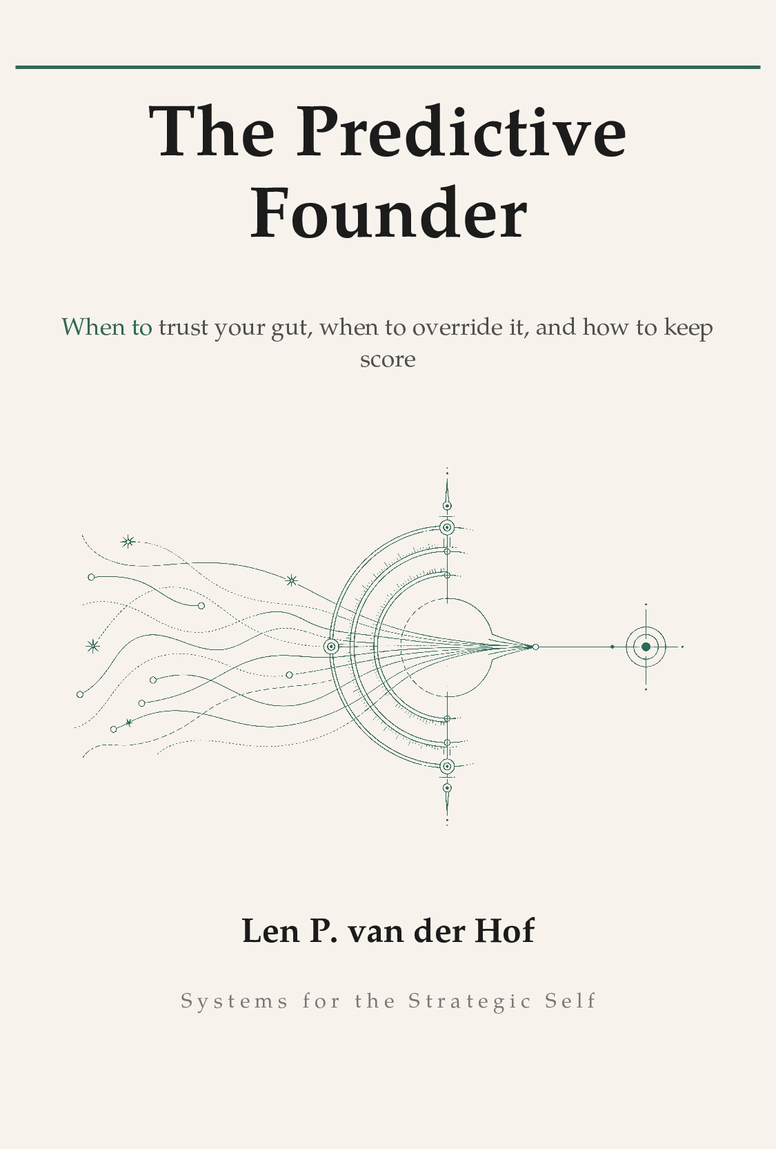 The Predictive Founder — front cover
