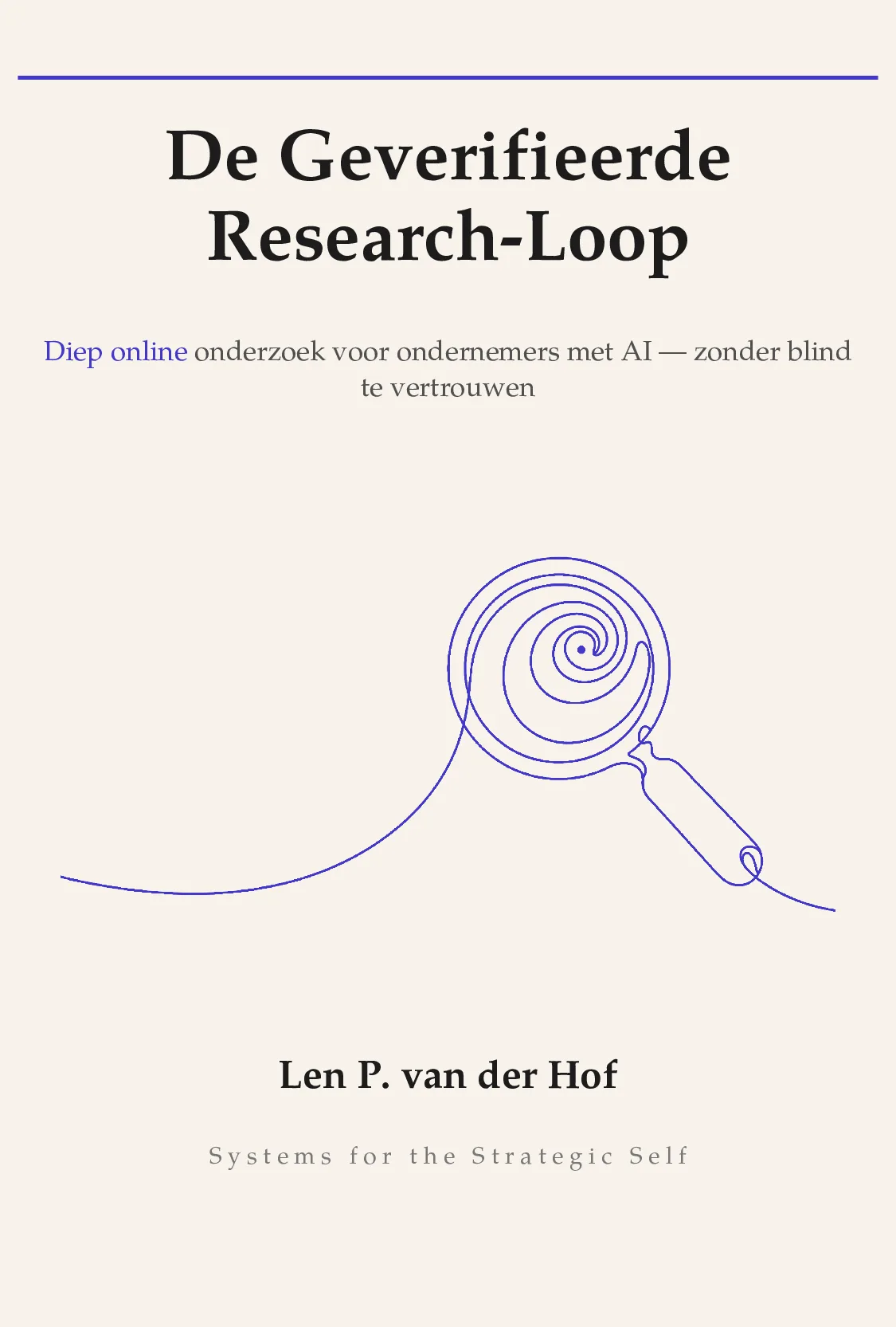 De geverifieerde research-loop