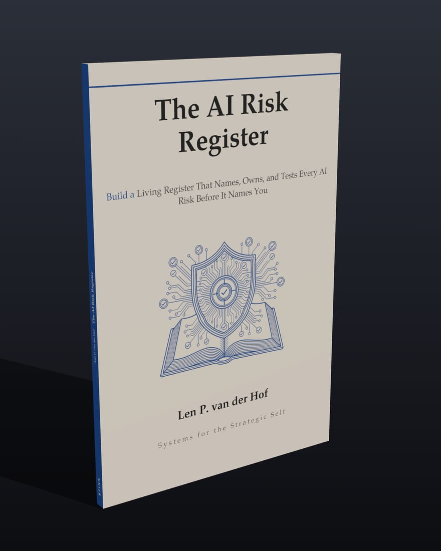 The AI Risk Register, paperback