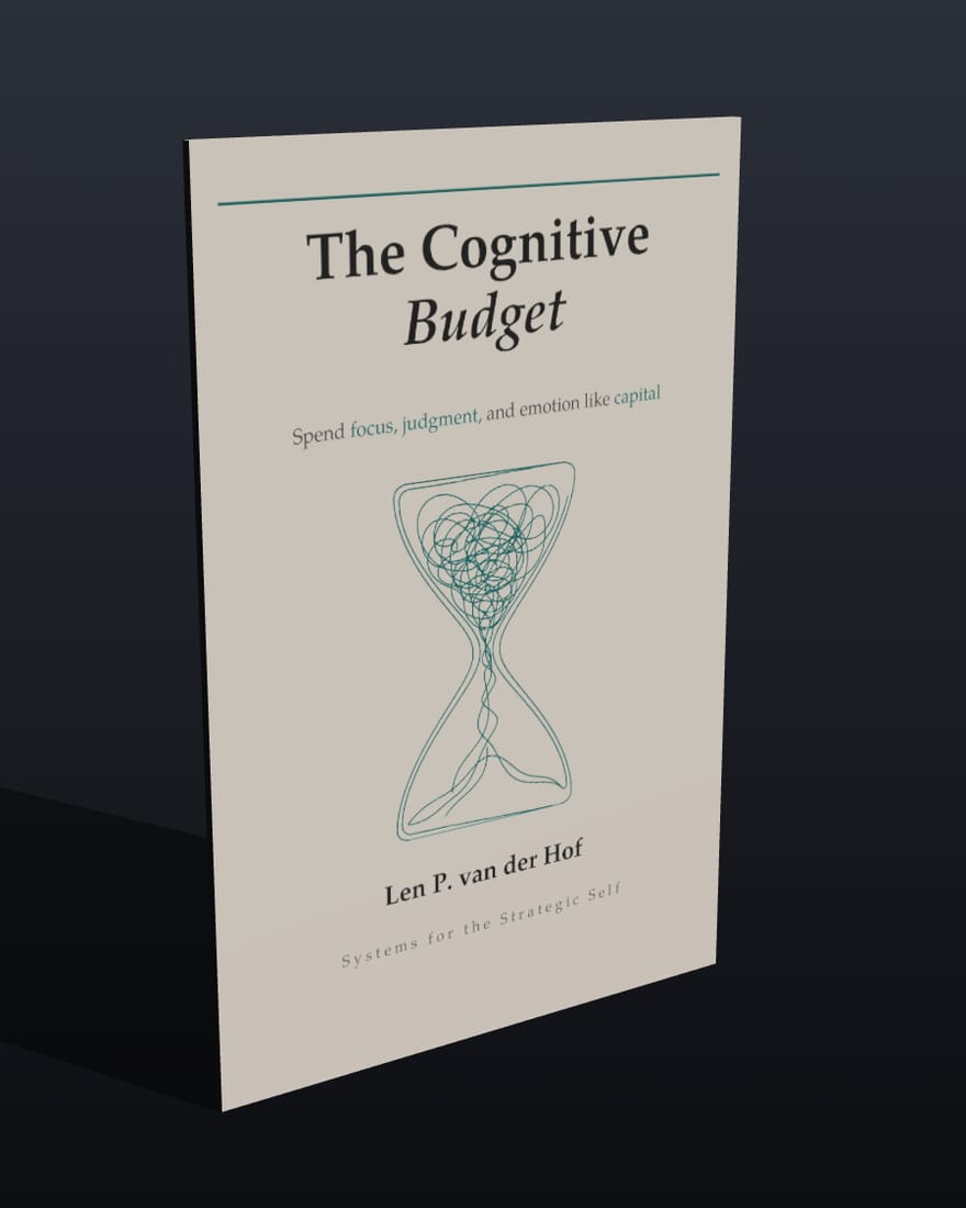 The Cognitive Budget, kindle