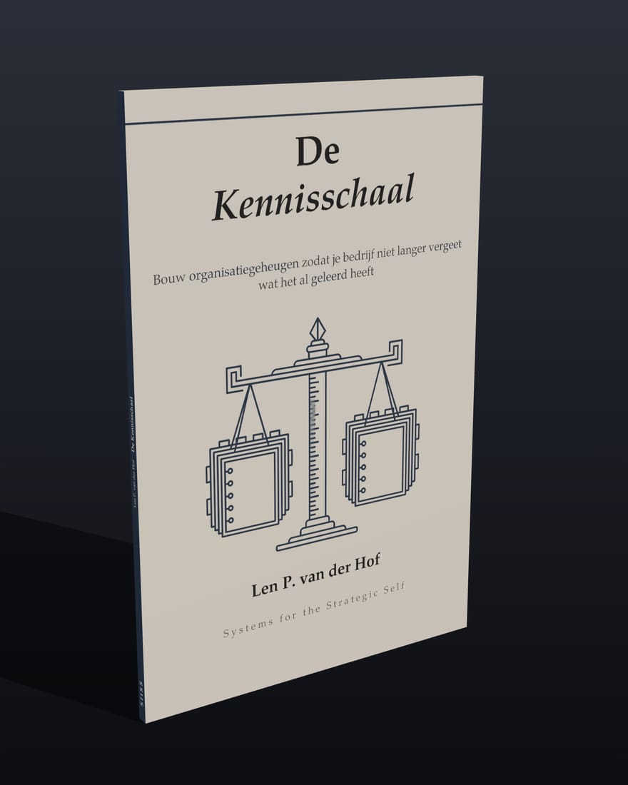 De kennisschaal, paperback