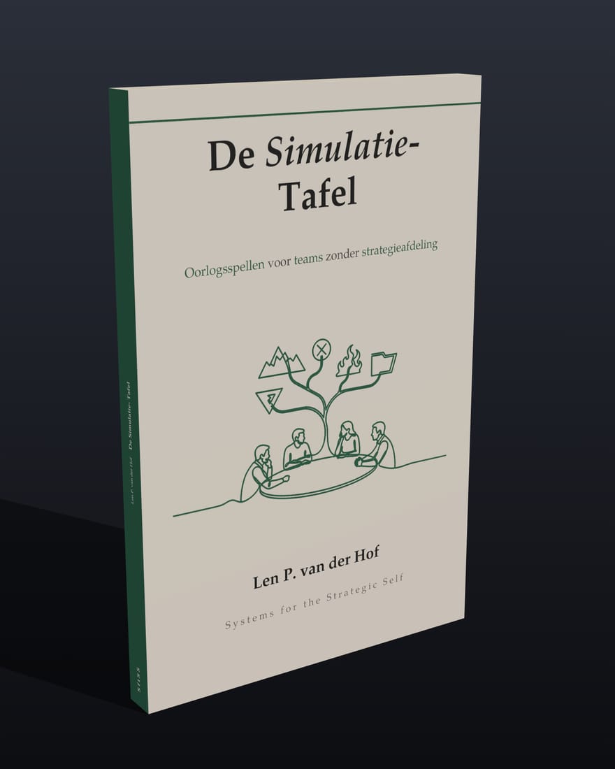 De simulatie-tafel, paperback