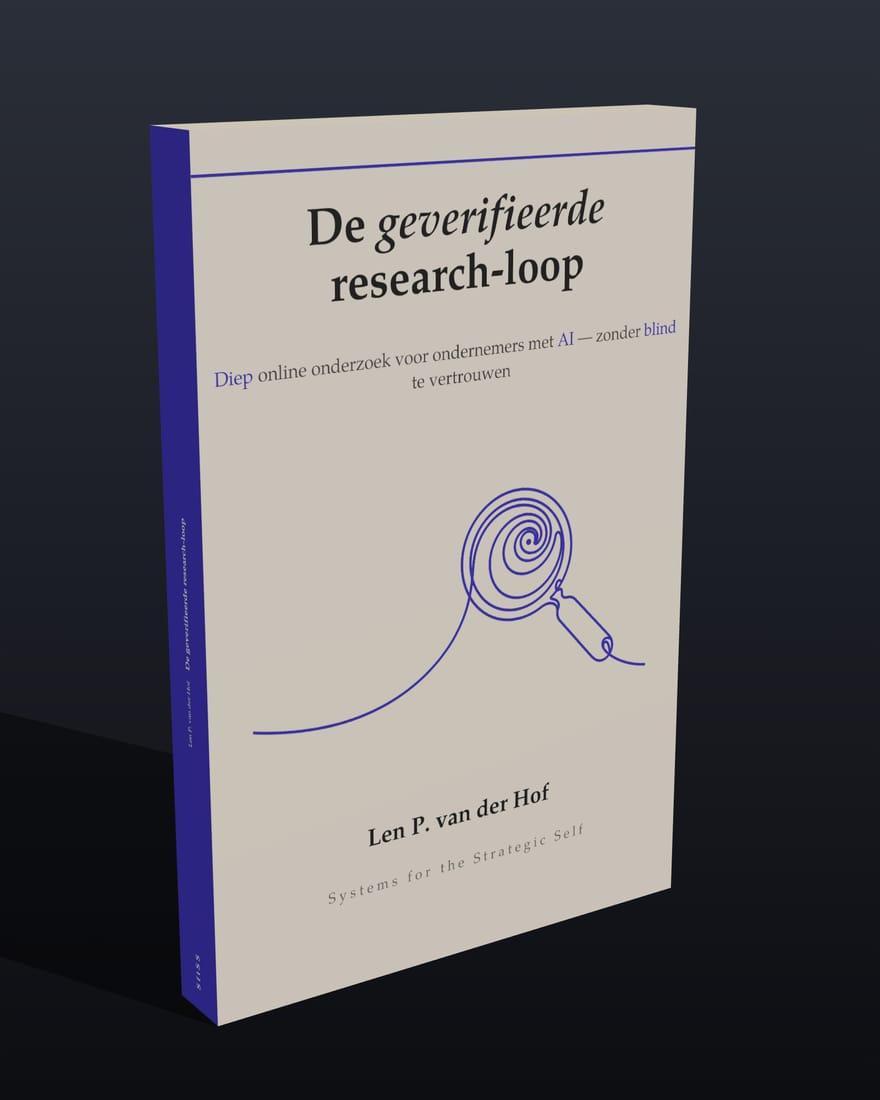 De geverifieerde research-loop, paperback