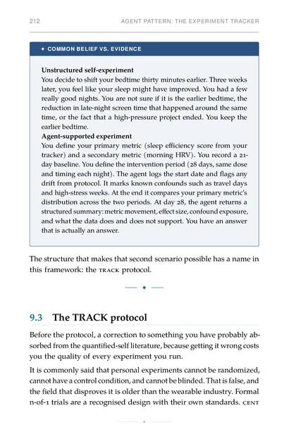 AI Agents for Personal Health, printed page: Agent-supported experiment