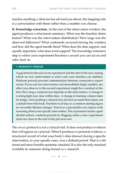 AI Agents for Personal Health, printed page: step is where your experiment becomes a record you can act