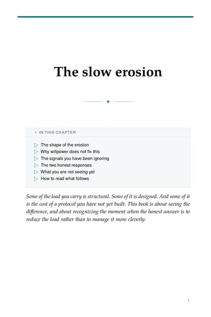 Leadership Under Load, printed page: IN THIS CHAPTER