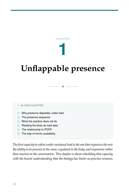 Leadership Under Load, printed page: CHAPTER