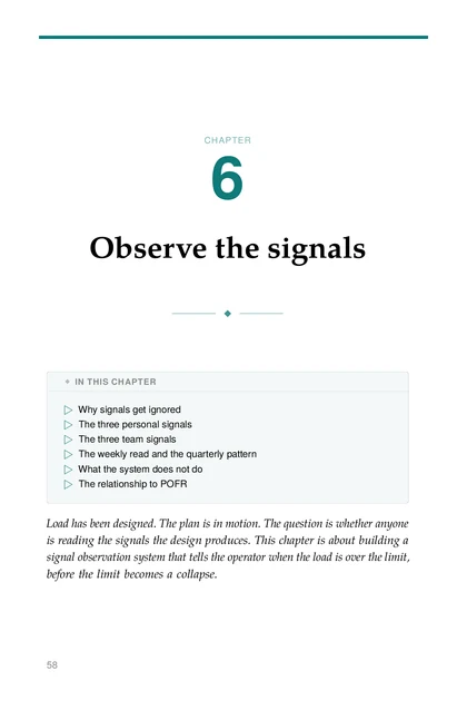 Leadership Under Load, printed page: CHAPTER