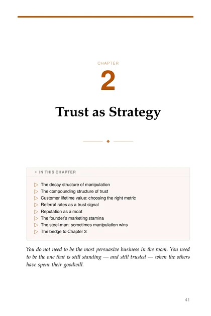 Marketing Without Manipulation, printed page: CHAPTER