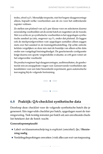 ML voor Agent-Bouwers, gedrukte pagina: Generatiepromptaudit