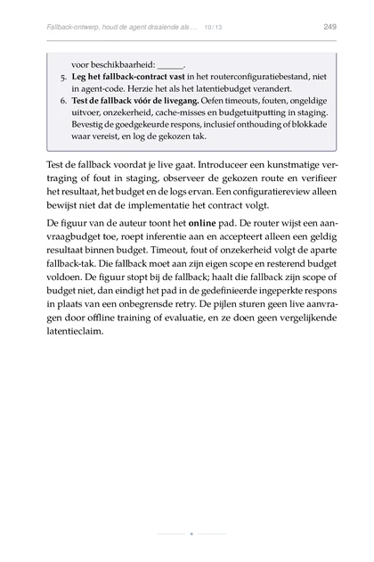 ML voor Agent-Bouwers, gedrukte pagina: Bevestig de goedgekeurde respons, inclusief onthouding of blokkade