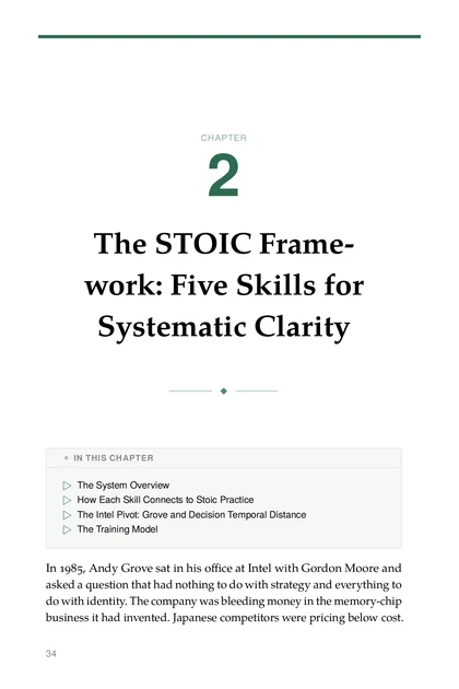 Stoic Systems for Decision-Making, printed page: CHAPTER