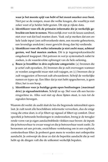 Stoïcijnse Systemen voor Beslissingen, gedrukte pagina: Niet per se de rampen, maar die welke knagen, die waarbij je niet