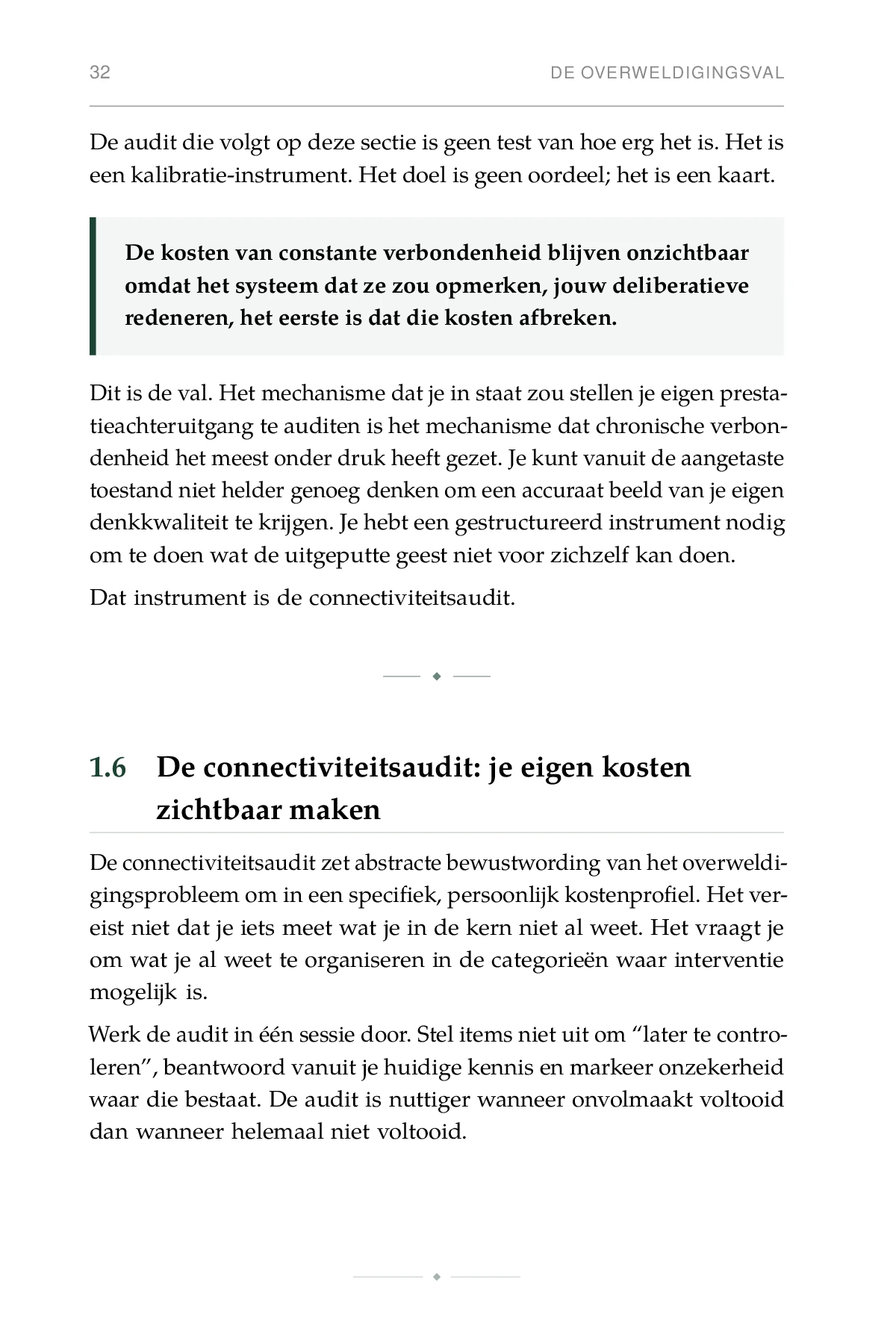 Strategische Stilte, gedrukte pagina: De kosten van constante verbondenheid blijven onzichtbaar