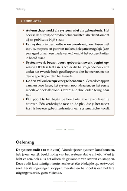De Agentische Auteur, gedrukte pagina: Oefening 17