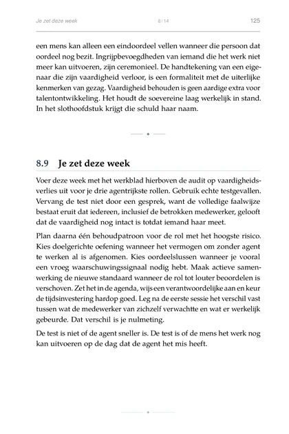 De AI-teamdynamiek, gedrukte pagina: Kies doelgerichte oefening wanneer het vermogen om zonder agent