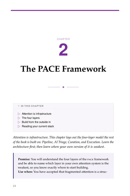 The Attention Architect, printed page: CHAPTER