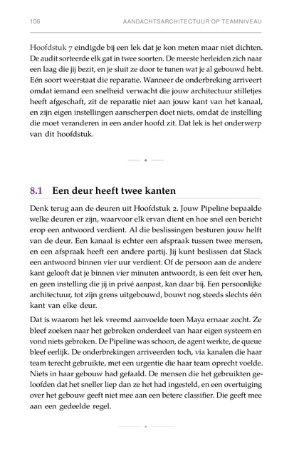 De Aandachts-Architect, gedrukte pagina: Denk terug aan de deuren uit Hoofdstuk 2. Jouw Pipeline bepaalde