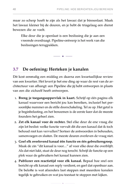 De Aandachts-Architect, gedrukte pagina: Elke deur die je openlaat is een beslissing die je aan