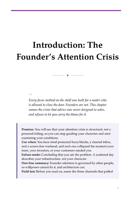 The chapter promise: You will see that your attention crisis is structural, not a personal failing, so you can stop grading…