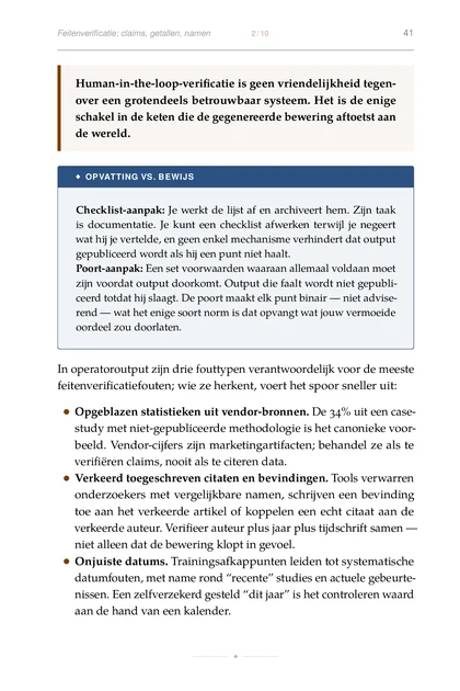 De Authentieke Operator, gedrukte pagina: Human-in-the-loop-verificatie is geen vriendelijkheid tegen-