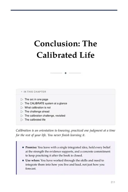 The chapter promise: You leave with a single integrated idea, hold every belief at the strength the evidence supports, and a…