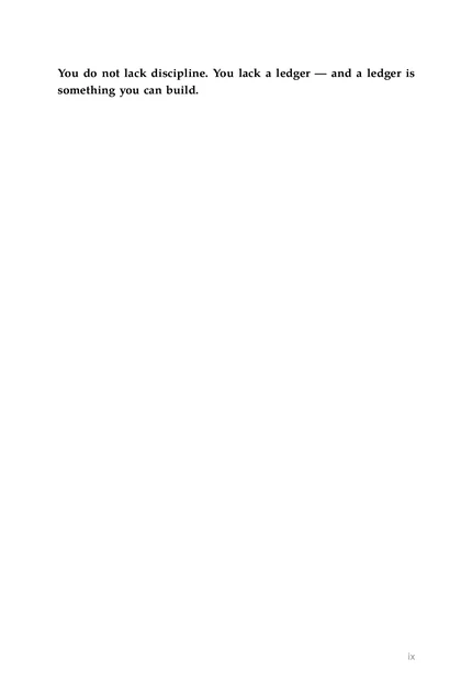 The Cognitive Budget, printed page: something you can build.