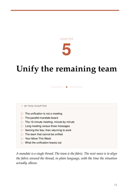The Crisis Command, printed page: CHAPTER