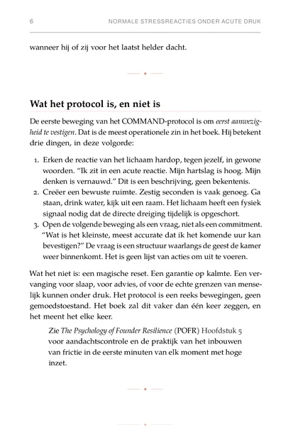 Crisisregie, gedrukte pagina: Wat het protocol is, en niet is