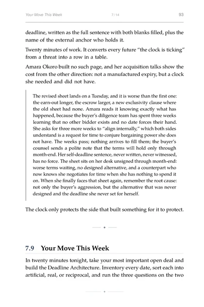 The Deal Architect, printed page: Your Move This Week 7 14 93