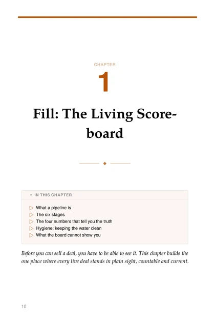 The Founder Sales System, printed page: CHAPTER