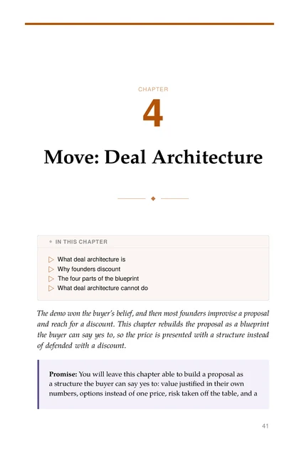 The Founder Sales System, printed page: CHAPTER