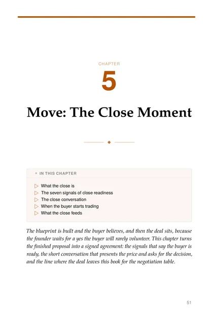 The Founder Sales System, printed page: CHAPTER
