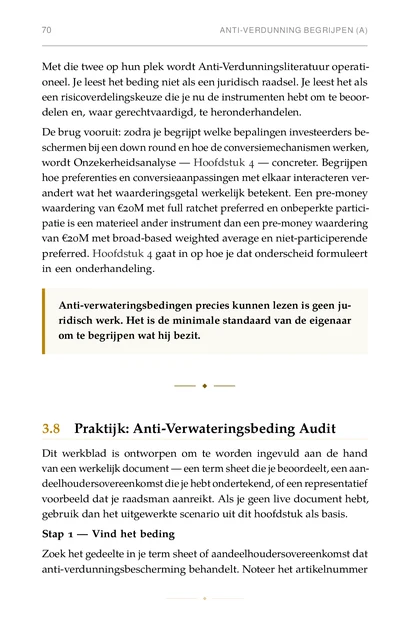 De Fundraising-Operator, gedrukte pagina: Stap 1 — Vind het beding