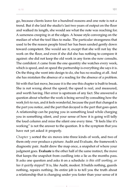 The Human-in-the-Loop Life, printed page: A relationship can be paying you in something loud while charging