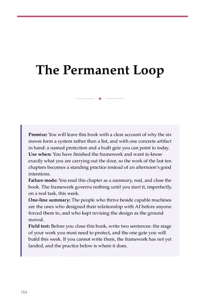 The chapter promise: You will leave this book with a clear account of why the six moves form a system rather than a list…