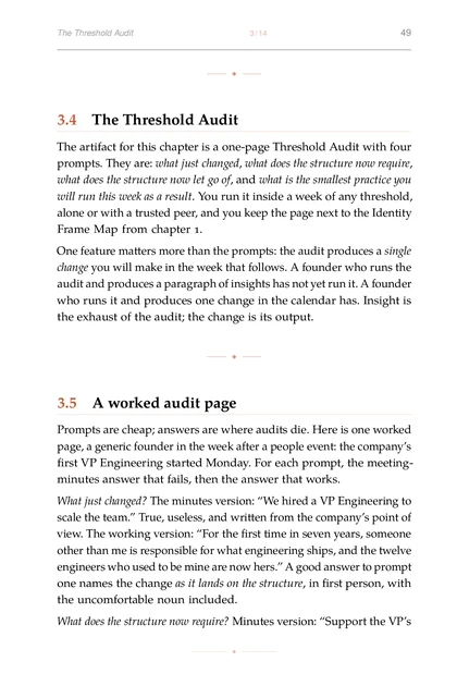The Identity Forge, printed page: Prompts are cheap; answers are where audits die. Here is one worked