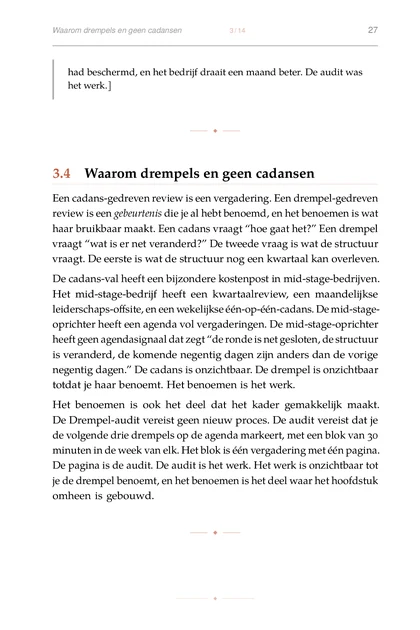 De Identiteitssmidse, gedrukte pagina: had beschermd, en het bedrijf draait een maand beter. De audit was