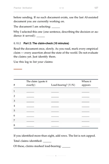 The Judgement Gym, printed page: before sending. If no such document exists, use the last AI-assisted