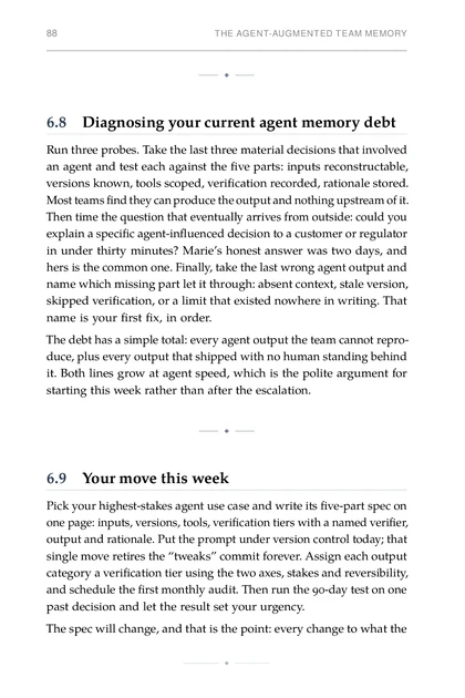 The Knowledge Scale, printed page: The spec will change, and that is the point: every change to what