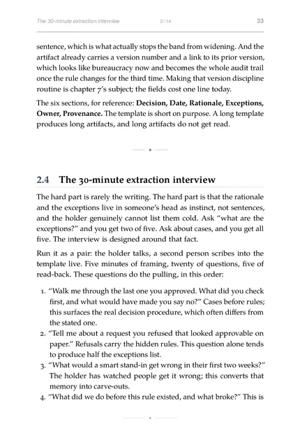 The Knowledge Scale, printed page: The holder has watched people get it wrong; this converts that