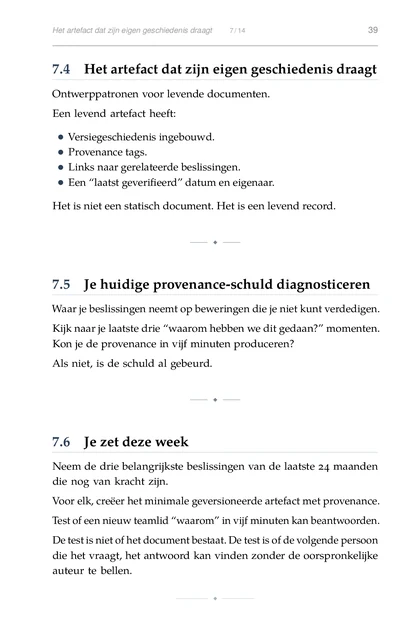 De Kennisschaal, gedrukte pagina: Kon je de provenance in vijf minuten produceren?