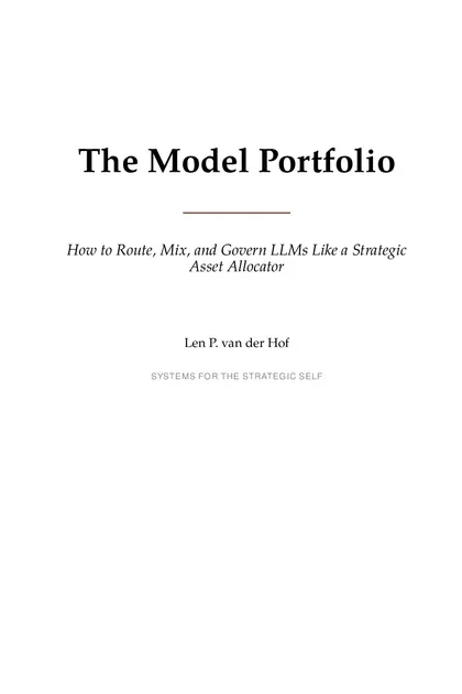 The book at a glance — title spread