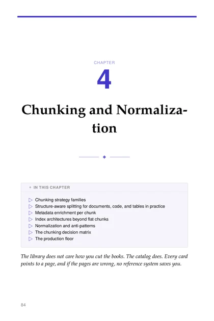 The RAG Engineer, printed page: CHAPTER