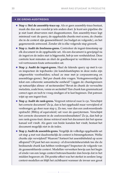 De RAG-engineer, gedrukte pagina: Stap 1: Stel de assembly-trace op. Als er geen assembly-trace bestaat,